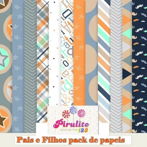Papeis Digitais Dia dos Pais Luxo