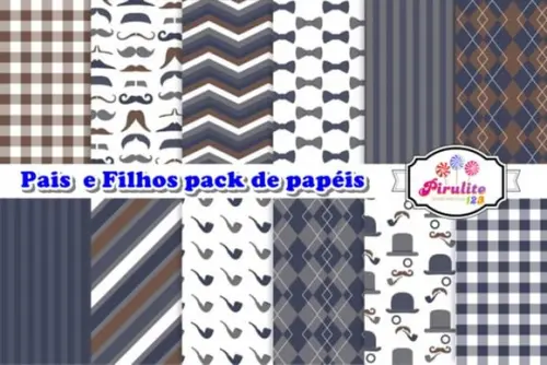 Papeis Digitais Dia dos Pais Luxo