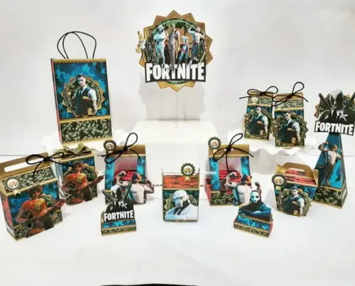 ARQUIVO SILHOUETTE FORTNITE FESTA EM CASA