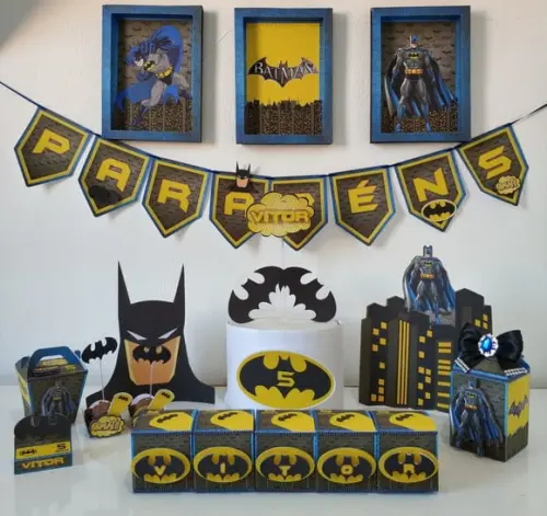 Arquivo Caixa Silhouette Batman Superluxo