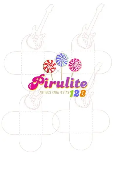 ARQUIVO SILHOUETTE FORMINHAS GUITARRA