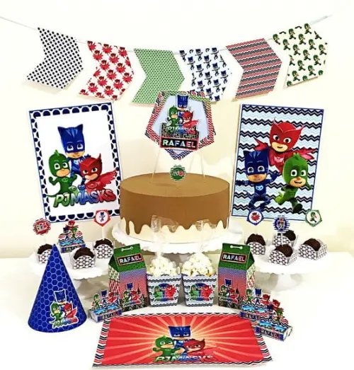 ARQUIVO CAIXA SILHOUETTE FESTA EM CASA HEROIS MASCARADOS