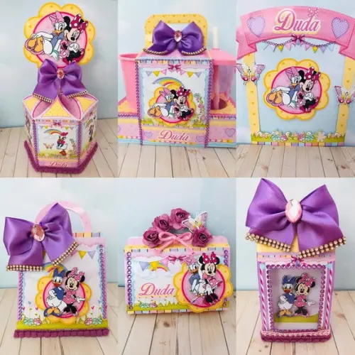 Arquivo Caixa Silhouette Minnie Superluxo