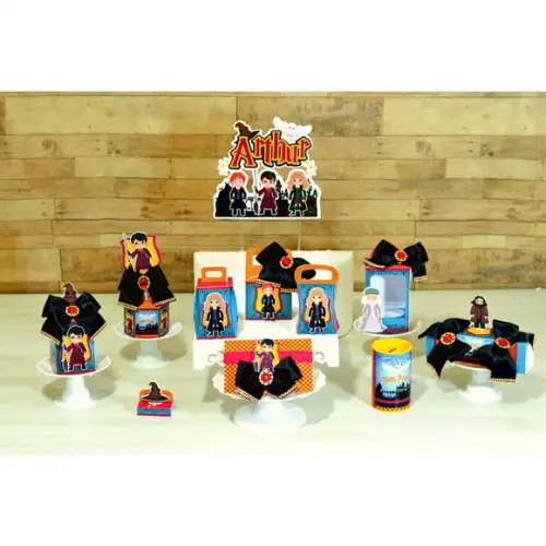 Arquivo Corte Digital Festa Harry Potter Luxo