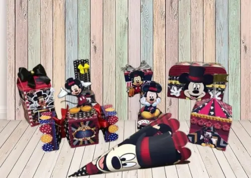 Arquivo Corte Digital Circo Mickey Completo