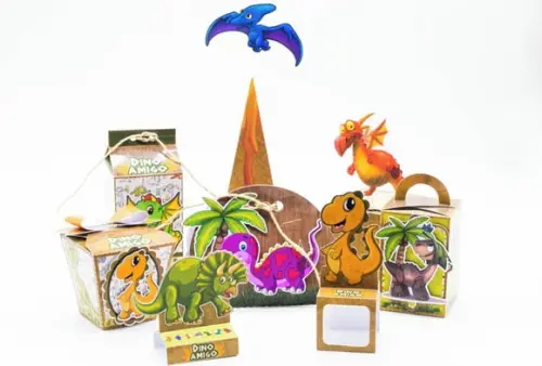 Arquivo de Corte Digital Silhouette Festa Baby Dinossauros