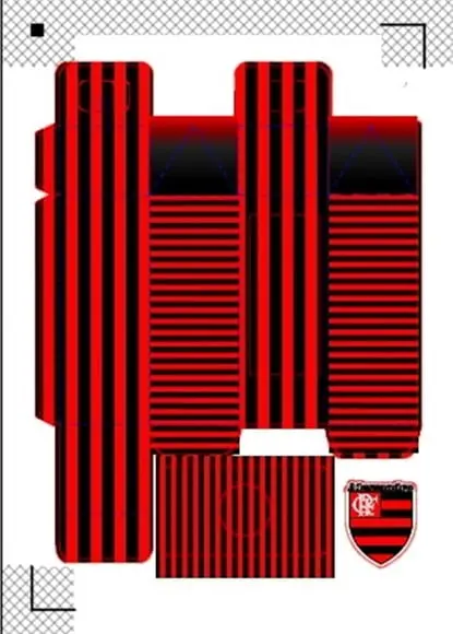 Arquivo de Corte Digital Silhouette Futebol Festa Flamengo