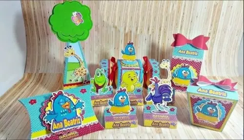 Arquivo Corte Digital Kit Galinha Pintadinha