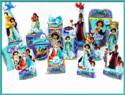 Arquivo de Corte Digital Silhouette Festa Jasmine 2018