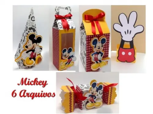 Arquivo de Corte Digital Silhouette Mickey