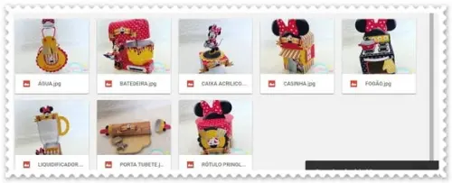 Arquivo de Corte Digital Minnie Confeiteira