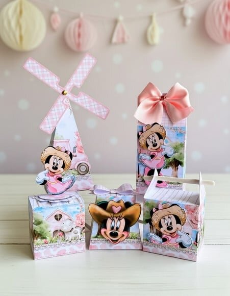 Minnie Fazendinha Arquivo de Corte Studio e pdf