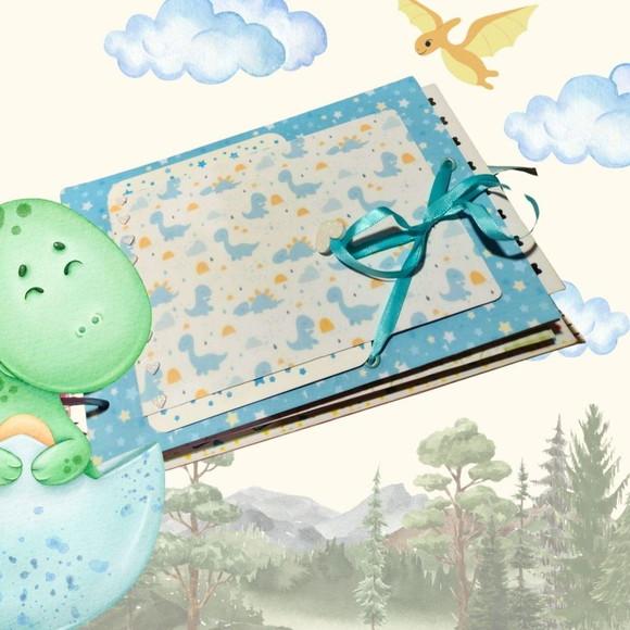 Álbum de Fotos Personalizado Dino Baby