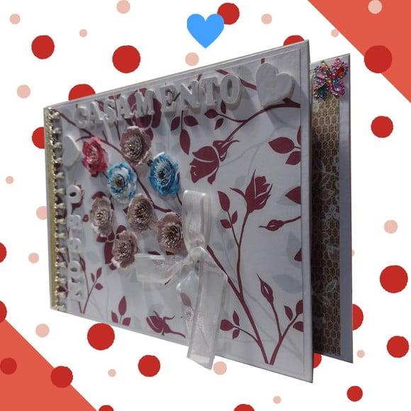 Álbum de Fotos Personalizado Nosso Casamento