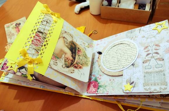 Álbum de Fotos Personalizado Viver Amarelo