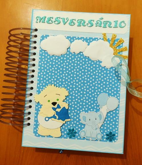Álbum Mesversário Azul