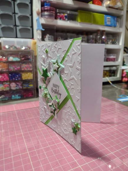 Cartão de Aniversário - Brilho Estelar