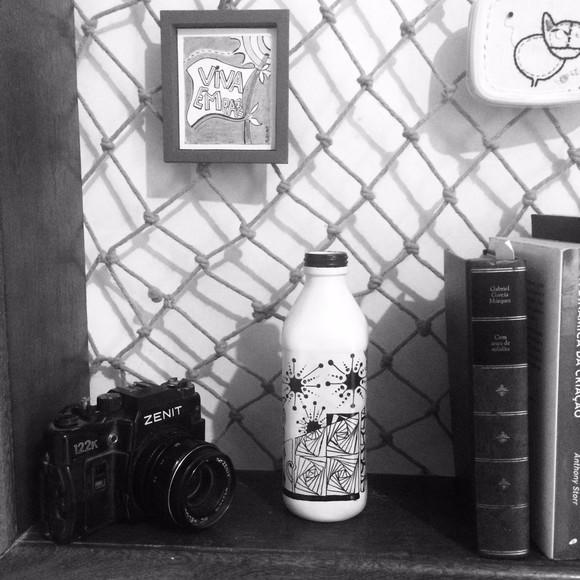 Garrafa Decorativa Zentangle I