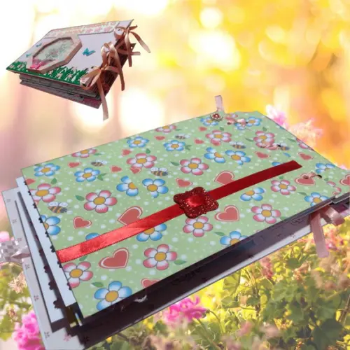 Álbum de Fotos Personalizado Jardim Encantado
