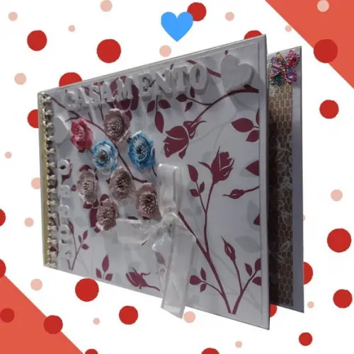 Álbum de Fotos Personalizado Nosso Casamento