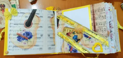 Álbum de Fotos Personalizado Viver Amarelo