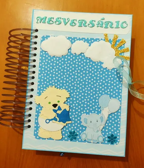 Álbum Mesversário Azul