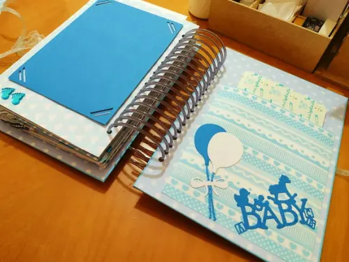 Álbum Mesversário Azul