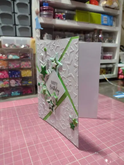 Cartão de Aniversário - Brilho Estelar