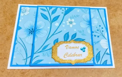 Cartão de Comemoração - Vamos Celebrar!