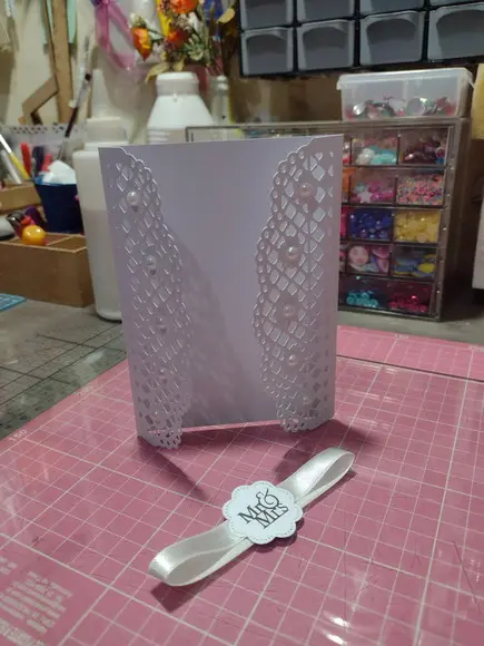 Convite de Casamento - Renda do Amor