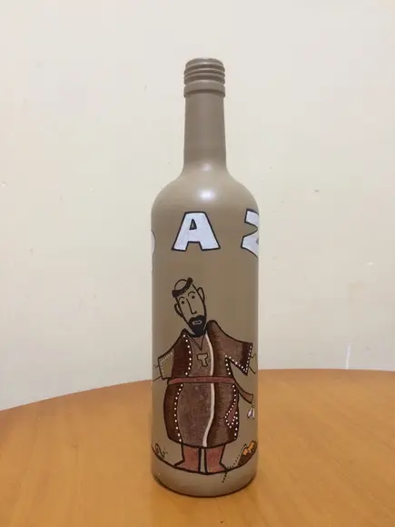 Garrafa Decorativa - São Francisco de Assis Pede Paz