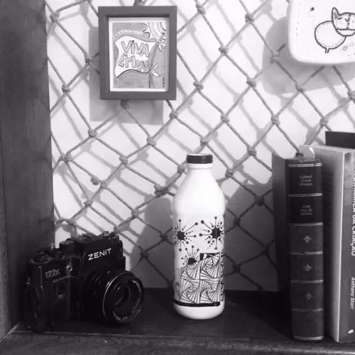 Garrafa Decorativa Zentangle I