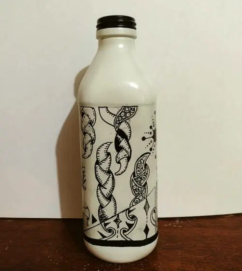 Garrafa Decorativa Zentangle I