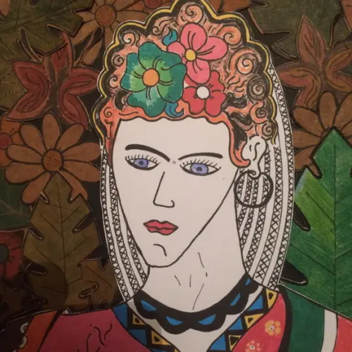 Quadro Frida Brasileira