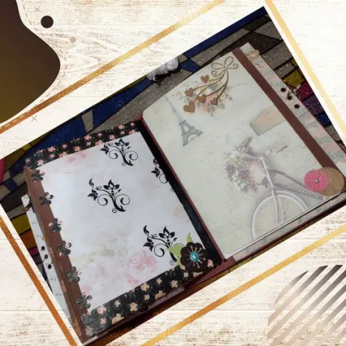 Scrapbook Vintage 2022 (álbum de Fotos com Papéis Especiais)