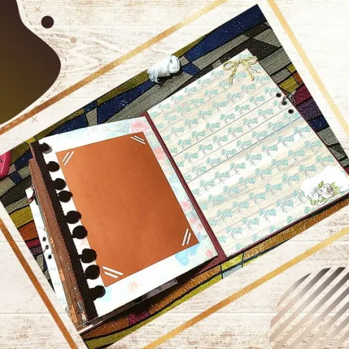 Scrapbook Vintage 2022 (álbum de Fotos com Papéis Especiais)