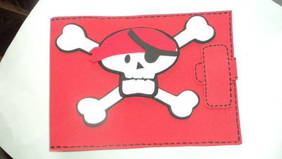 Caderno de desenho de pirata
