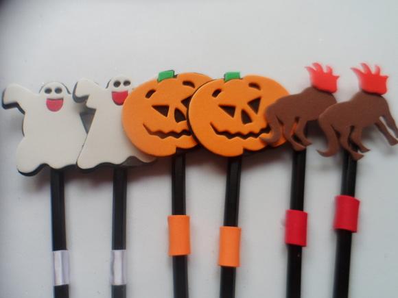 10 Lápis com Ponteira  Halloween