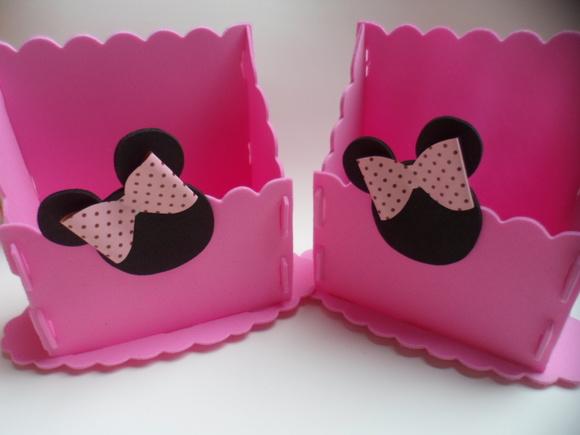 Porta guardanapo Minnie Rosa