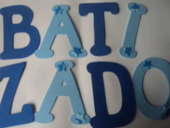 Letras De E.v.a. Com Aplique