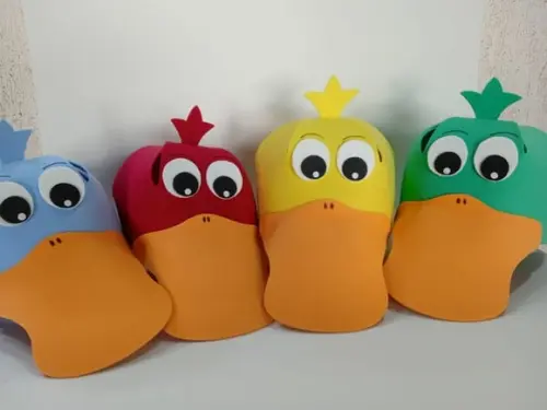 o Patinho Colorido 4 Unidades