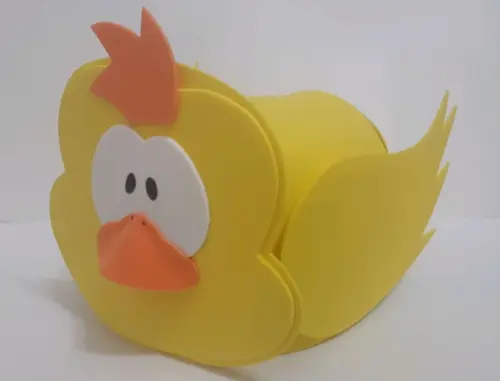 Chapéu Passarinho Amarelo