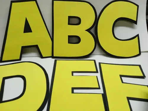 Alfabeto Em Eva