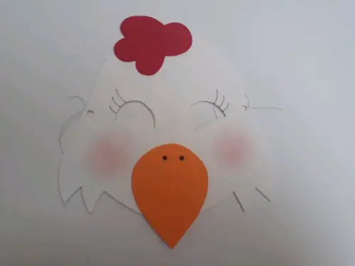 5 Máscaras Galinha