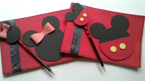 10 Cadernos de Desenho Minnie