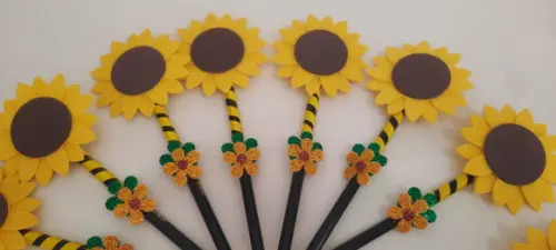 10 Lápis Girassol