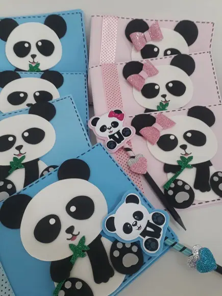 10 Cadernos de Desenho Panda