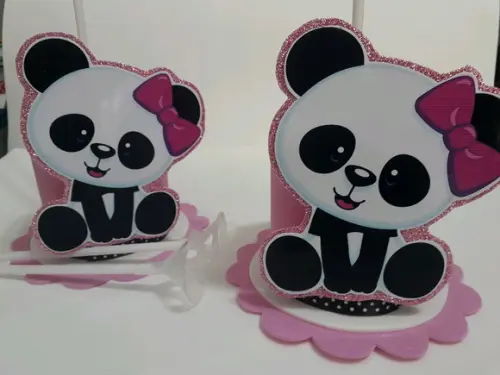 10 Centros de Mesa Panda