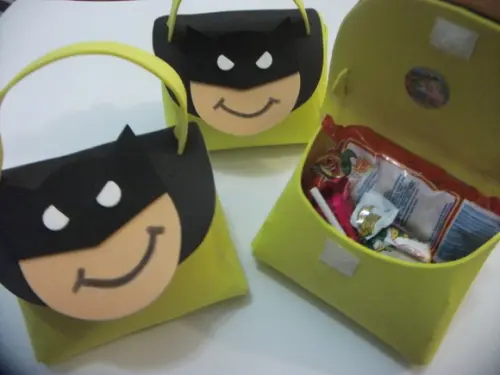 Bolsinha para Doces Super Heróis