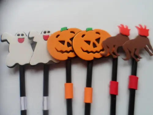 10 Lápis com Ponteira " Halloween"